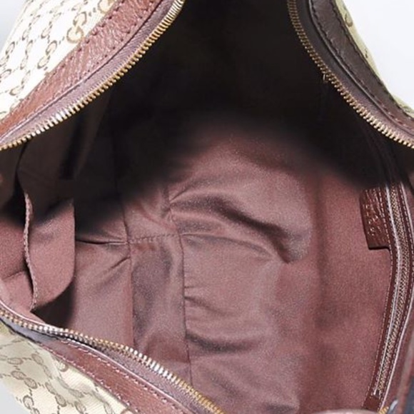 ❤️SOLD❤️ Authentic Gucci Interlocking GG Canvas Hobo - Picture 7 of 8